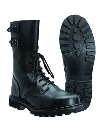 Mil-Tec Bota Francesa de Piel Cuero Activo Talla 41 - Estilo Militar Urbano