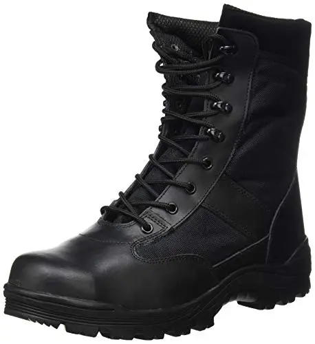 Mil-Tec Botas de seguridad industriales unisex 12837000, Black, 43.5 EU