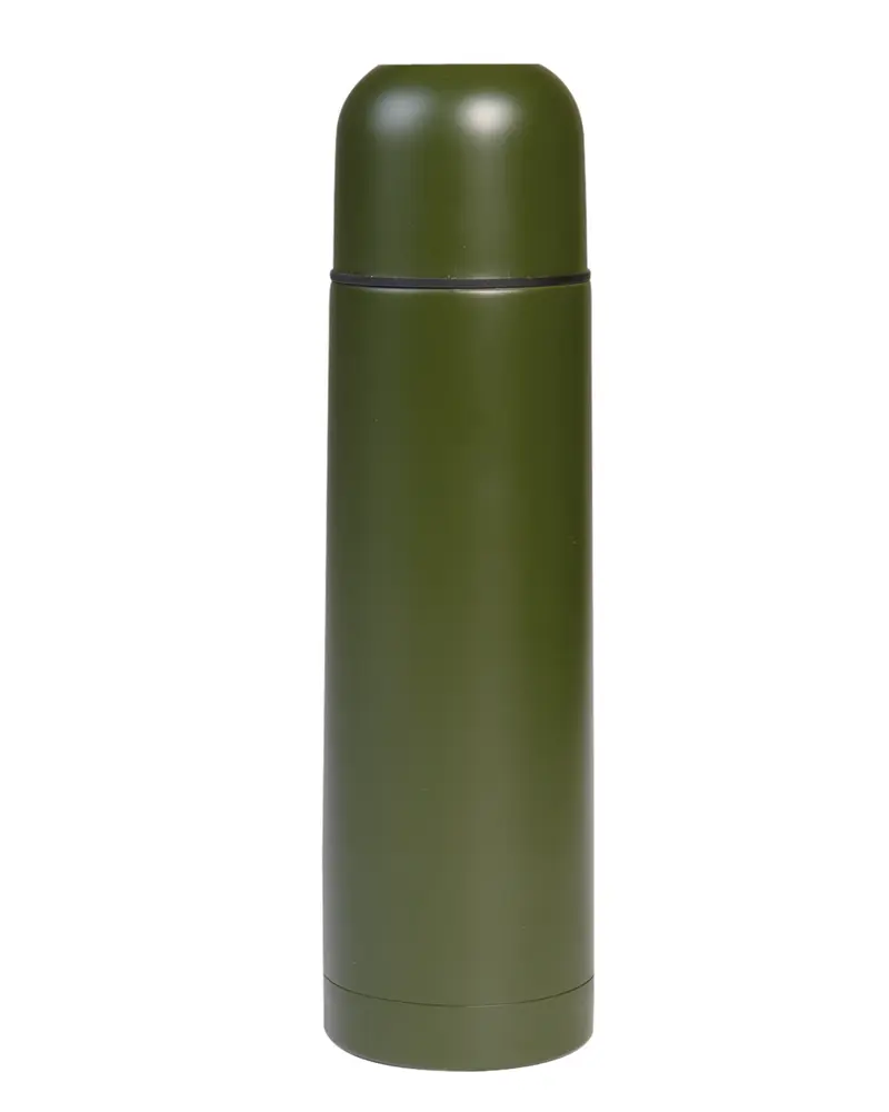 Mil-Tec Botella Térmica Acero Inoxidable 0,5L Verde Oliva Militar
