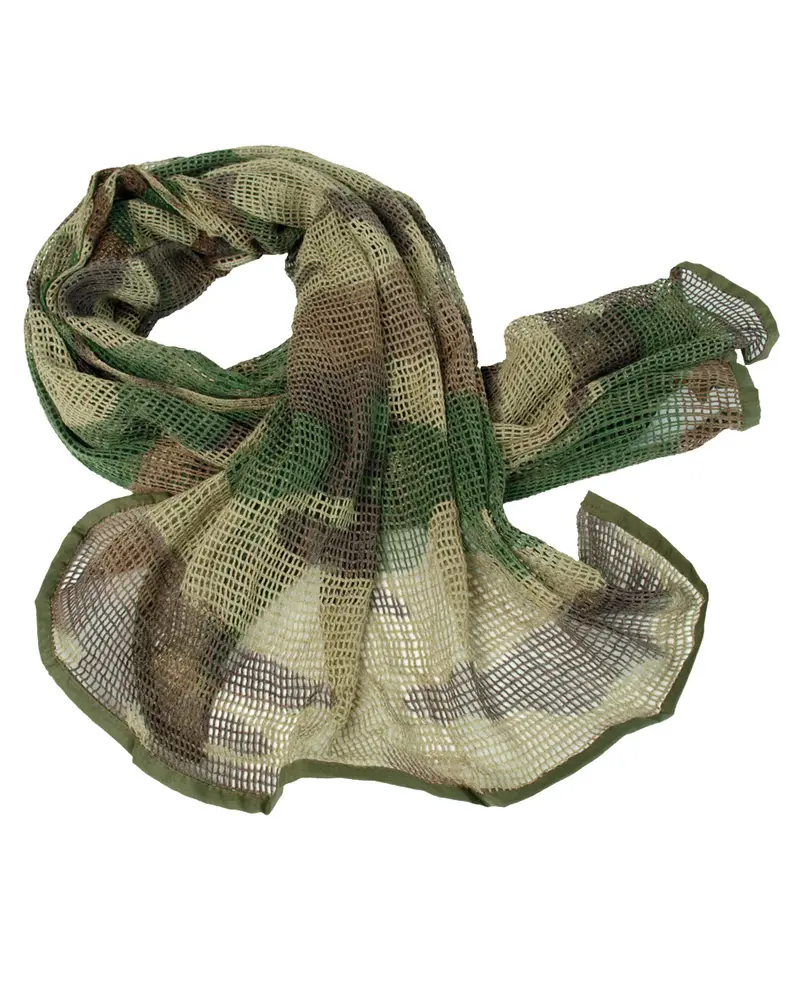 Mil-Tec Bufanda Táctica Netzschal Malla CCE Tarn Camuflaje Militar