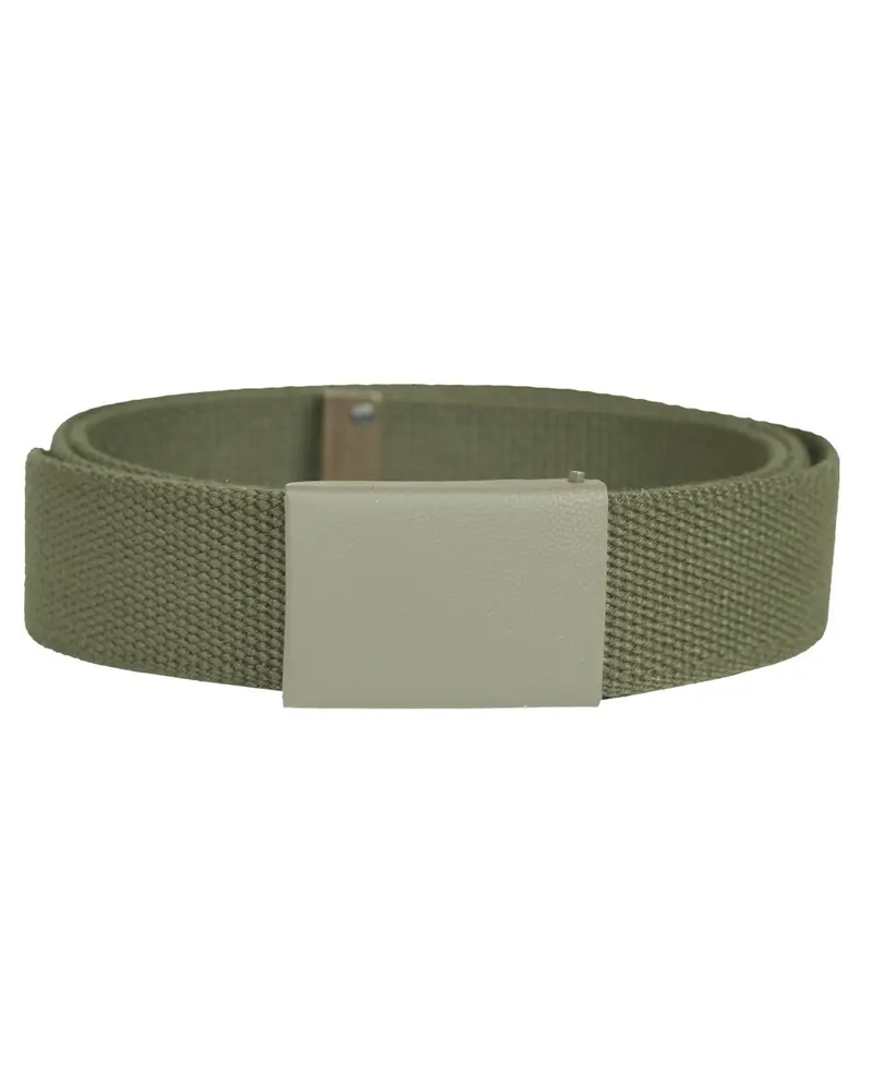 Mil-Tec BW Cinturón Textil Oliva - Cinturón Táctico Militar Resistente