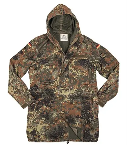 Mil-Tec BW Feldjacke Parka Militar Alemana Flecktarn Camuflaje Original