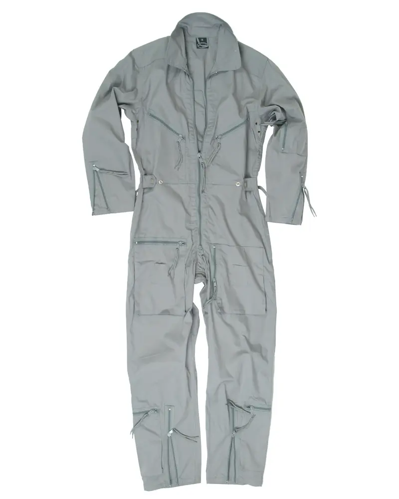 Mil-Tec BW Fliegerkombi Grau - Mono de Vuelo Militar Alemán Original Bundeswehr