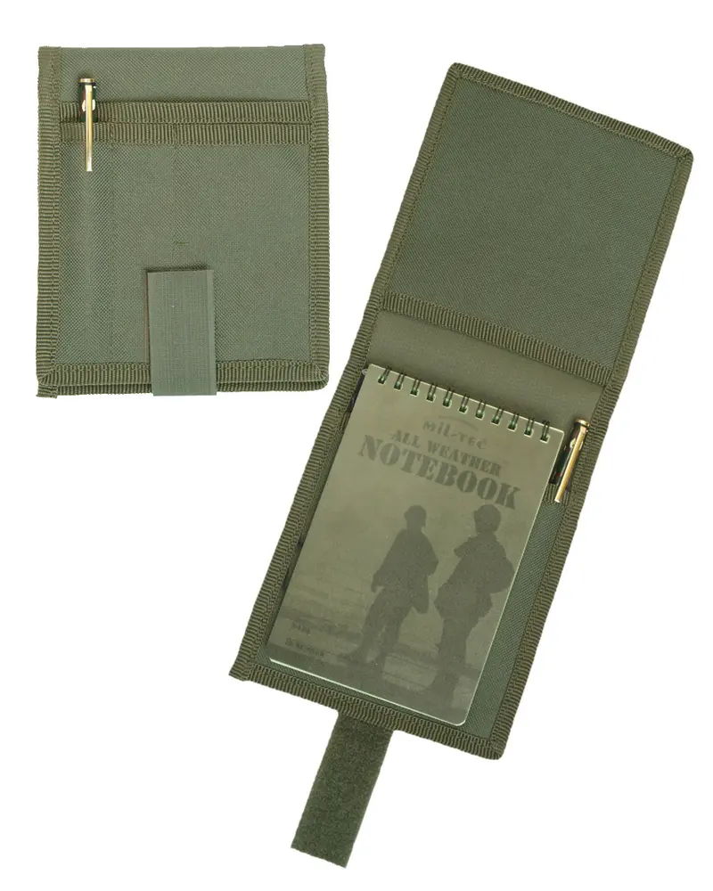 Mil-Tec BW Meldeblocktasche Oliv - Funda Táctica Militar para Bloc de Notas