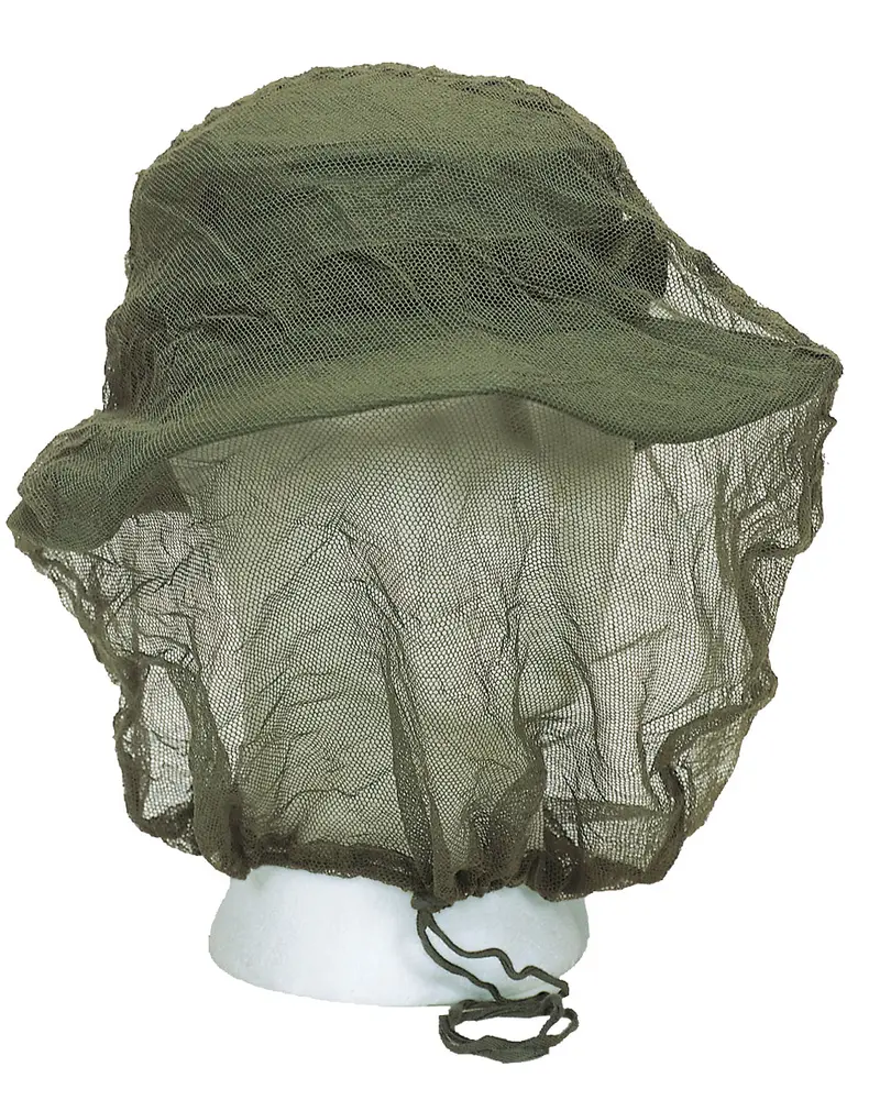 Mil-Tec BW Mückenschleier - Mosquitera Militar para Cabeza con Protección Anti Insectos