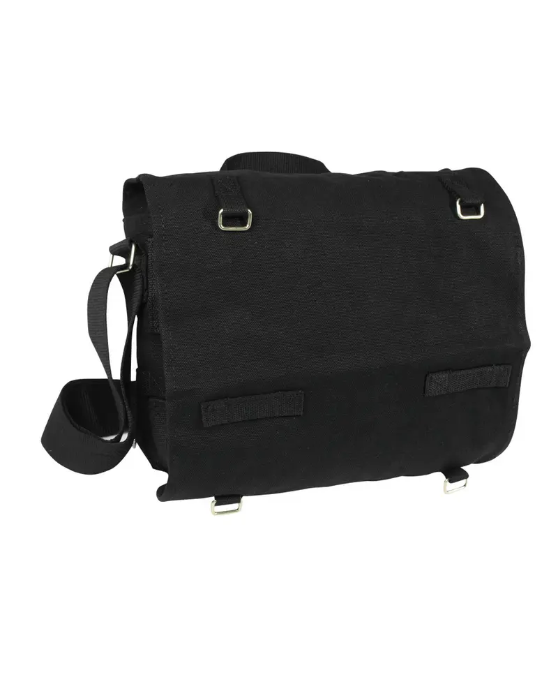 Mil-Tec BW Packtasche con Correa - Bolsa Táctica Militar Negra