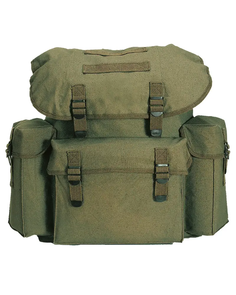 Mil-Tec BW Rucksack Mochila Militar Algodón Impermeable Oliva