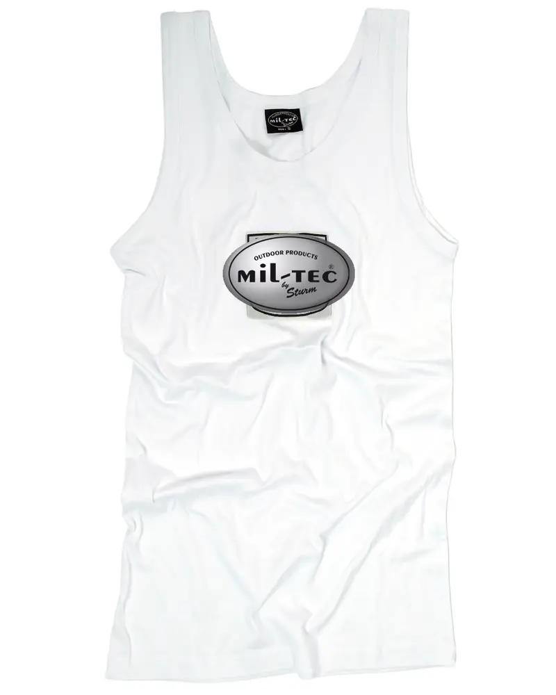 Mil-Tec BW Sporthemd Camisa Deportiva Blanca Ultraligera