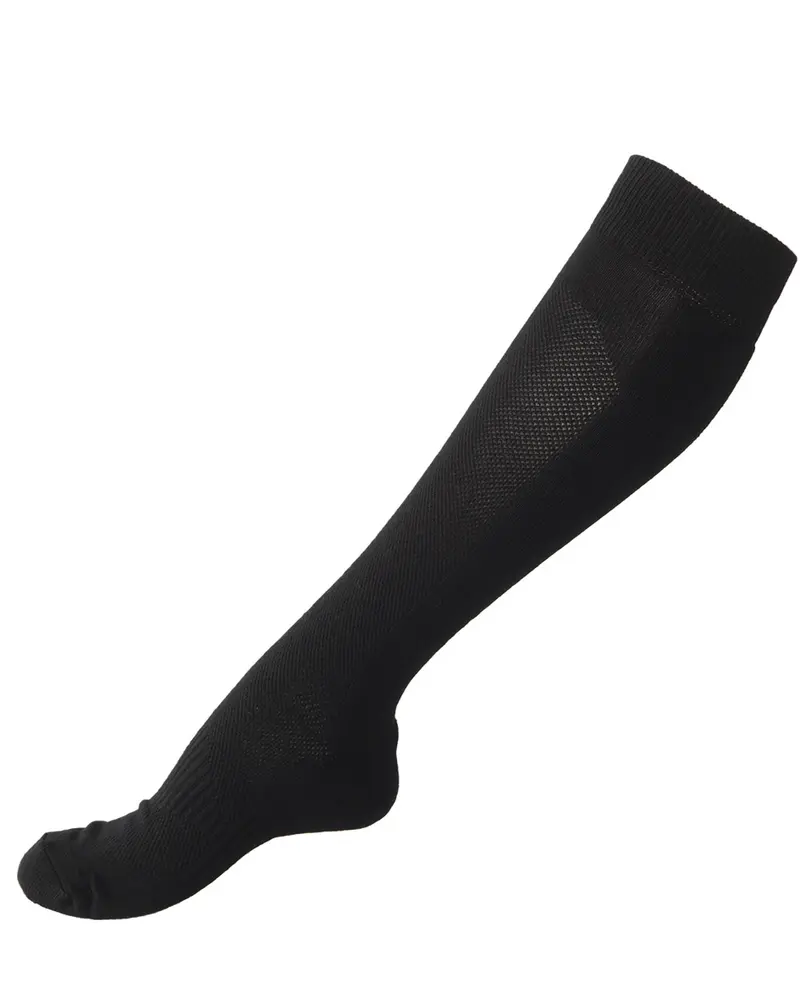 Mil-Tec Calcetines Altos Coolmax Negro - Calcetines Técnicos Transpirables