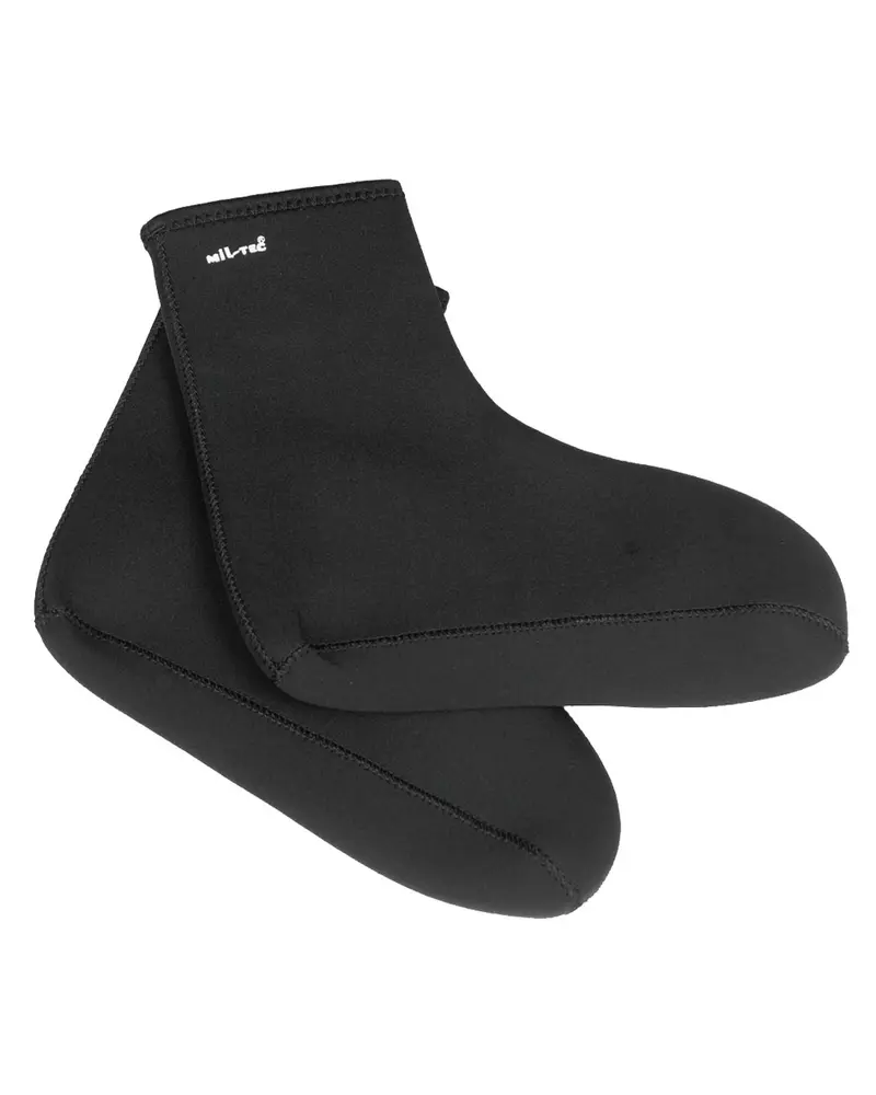 Mil-Tec Calcetines de Neopreno Negro - Protección y Aislamiento Térmico