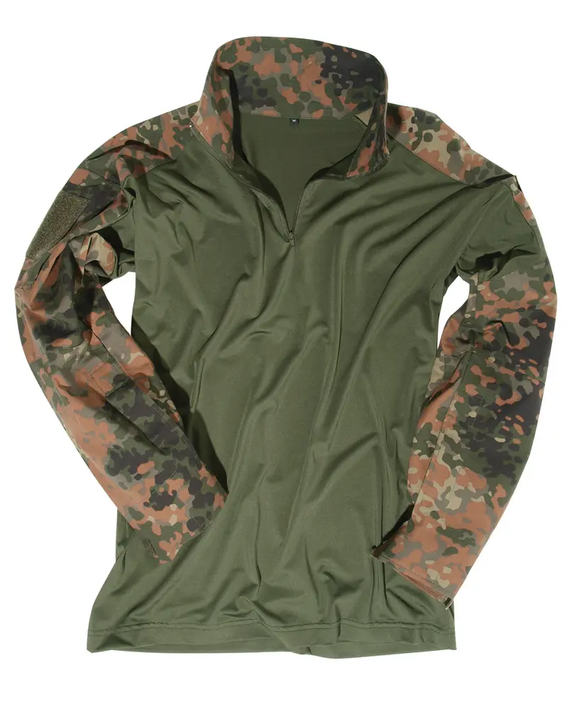 Mil-Tec Camisa Táctica Feldhemd Flecktarn - Camisa Militar de Campo Alemana