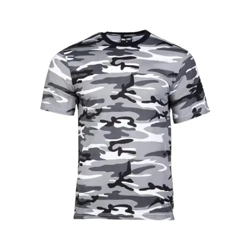 Mil-Tec Camiseta Camuflaje Urban Tarn - Diseño Urbano Moderno