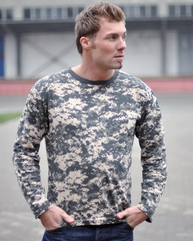 Mil-Tec Camiseta Manga Larga CO AT-Digital - Ropa Táctica Militar