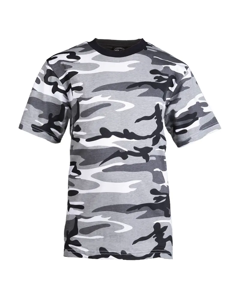 Mil-Tec Camiseta Urbana Niños Camuflaje Gris - T-Shirt Kids Urban