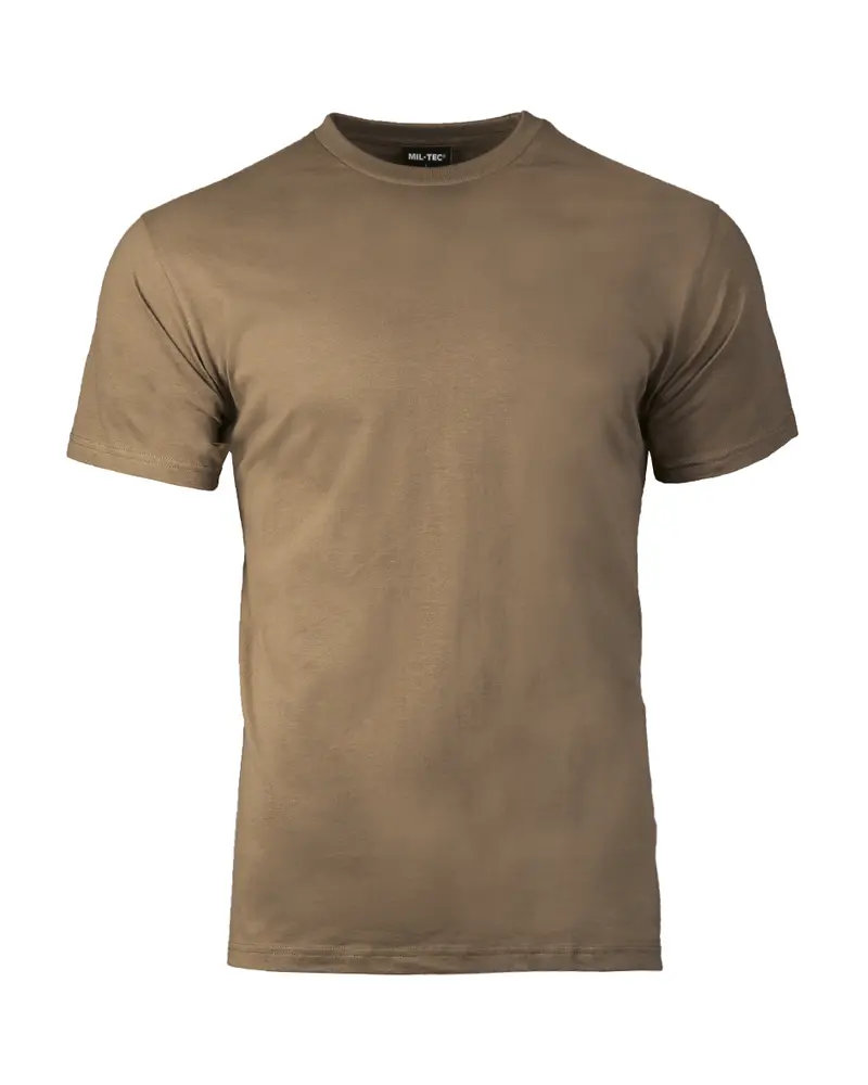 Mil-Tec Camiseta US Style Coyote Brown - Diseño Militar Auténtico