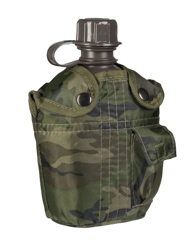 Mil-Tec Cantimplora Militar 1 Litro con Funda - Estilo US Army