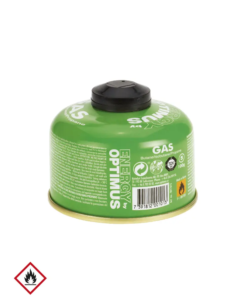 Mil-Tec Cartucho de Gas Propano/Iso-Butano 100gr para Camping y Outdoor