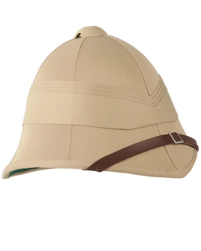 Mil-Tec Casco Británico Colonial Salacot Tropical Khaki - Réplica Histórica Militar