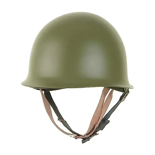 Mil-Tec Casco M1 US Helm con Forro Interior y Funda de Camuflaje Réplica Decorativa