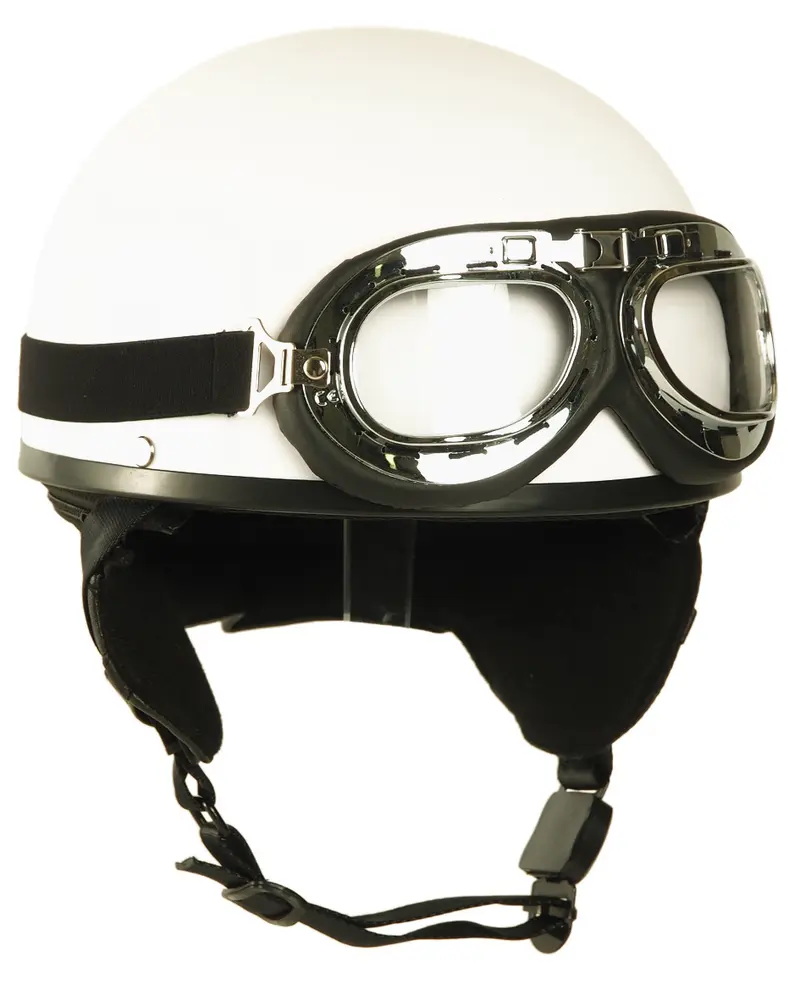 Mil-Tec Casco Táctico Media Carcasa Blanco - Protección Ligera Profesional
