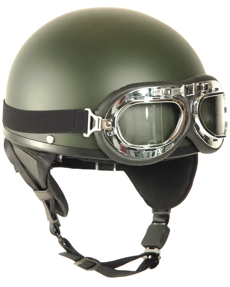 Mil-Tec Casco Táctico Media Carcasa Verde Oliva - Protección Militar Profesional