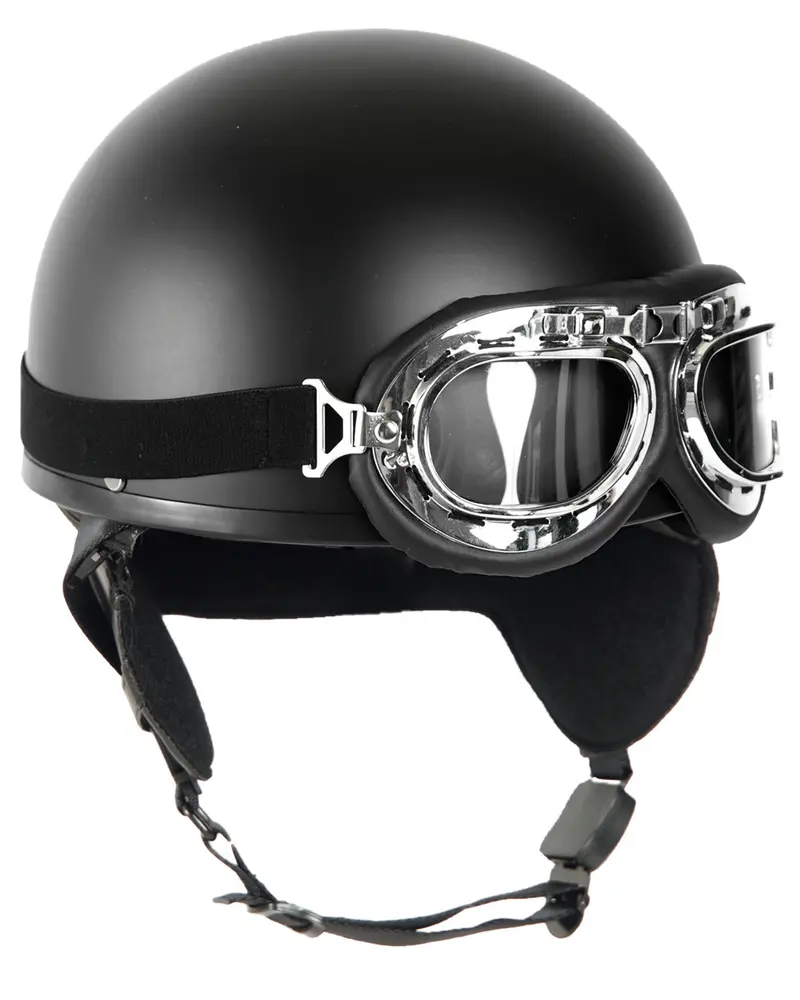 Mil-Tec Casco Táctico Media Casco Negro - Protección Ligera Multiuso