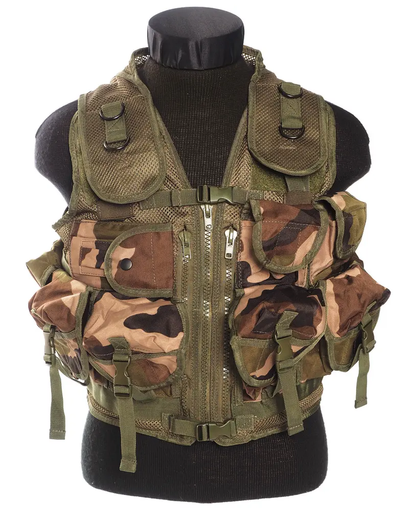 Mil-Tec Chaleco Táctico US TACTICAL Camuflaje CE Talla Única
