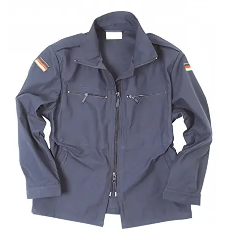 Mil-Tec Chaqueta BW Azul y Negra - Ropa de Trabajo Resistente