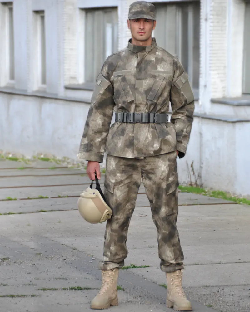 Mil-Tec Chaqueta de Campo US Feldjacke ACU MIL-TACS AU - Estándares Militares