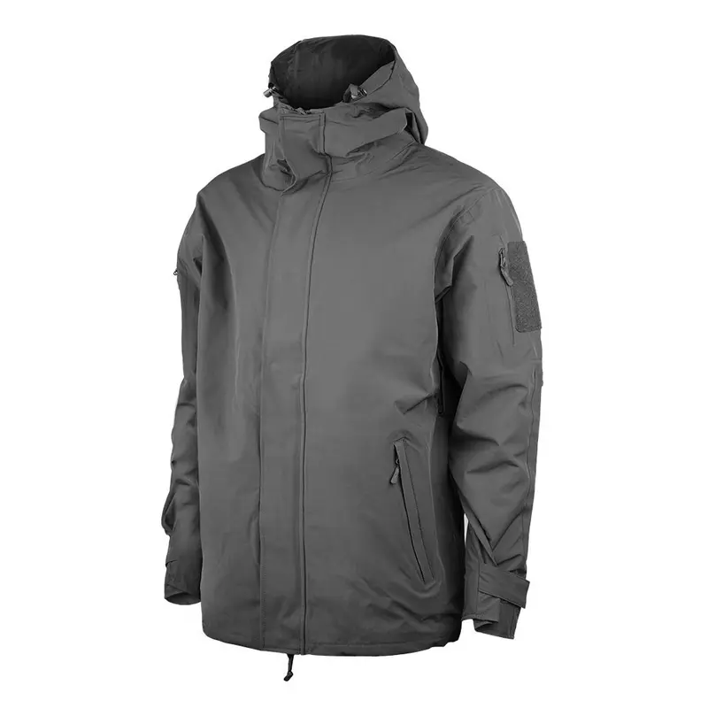 Mil-Tec Chaqueta Impermeable con Forro Polar Gen II Negro - Protección Completa