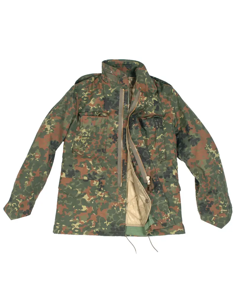 Mil-Tec Chaqueta Militar M65 Campo Flecktarn - Cazadora Táctica Resistente