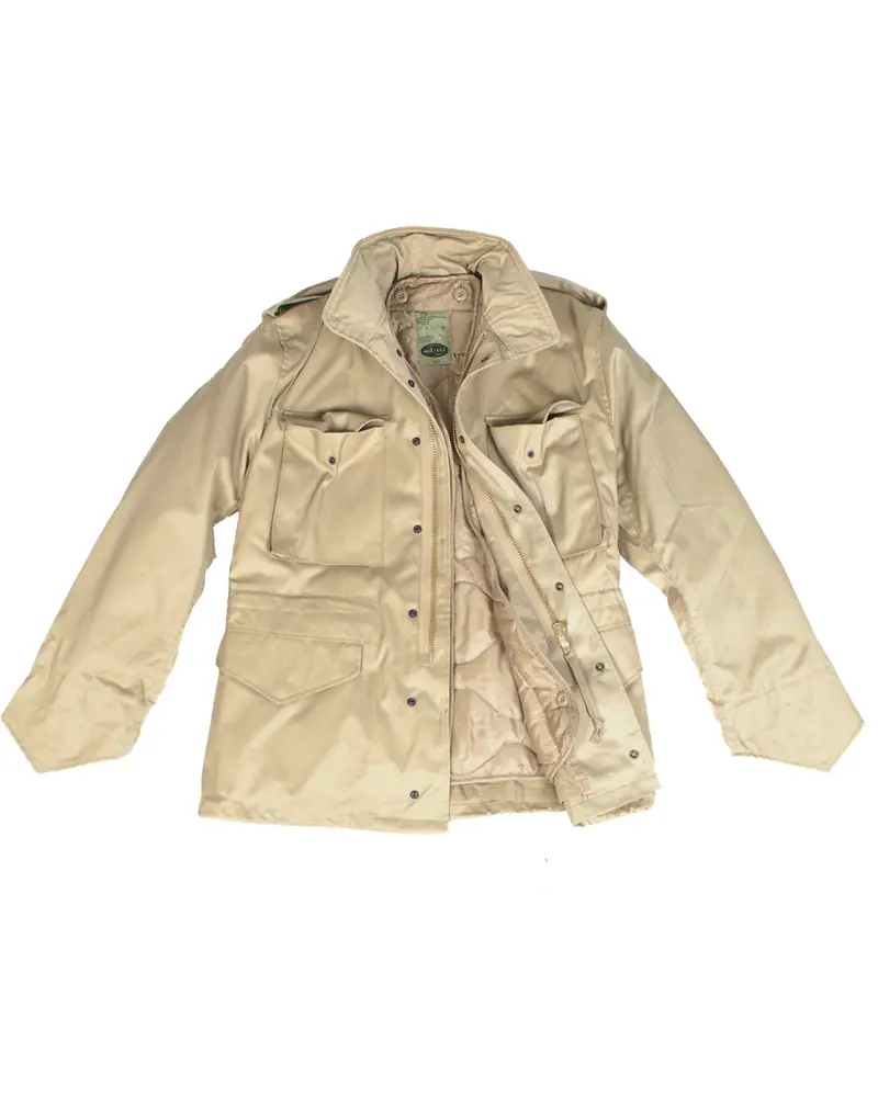 Mil-Tec Chaqueta Militar M65 Field Jacket Táctica Khaki Algodón Poliéster