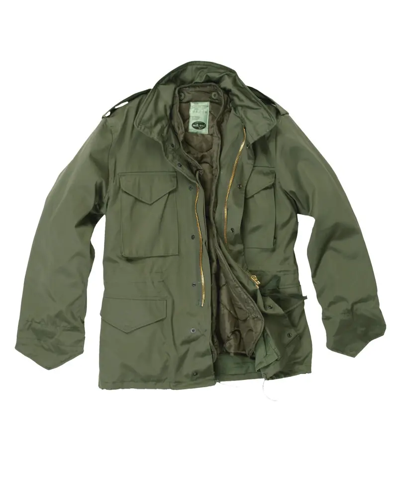 Mil-Tec Chaqueta Militar M65 Field Jacket Táctica Verde Oliva