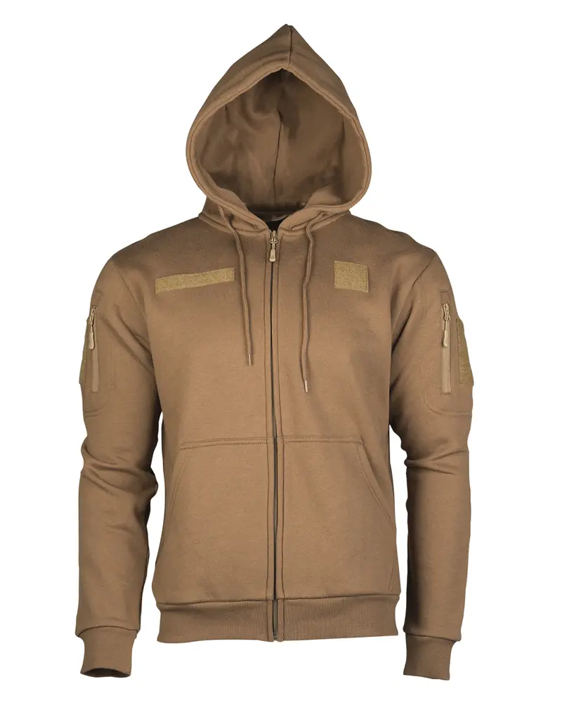 Mil-Tec Chaqueta Táctica con Capucha Dark Coyote - Resistente y Funcional