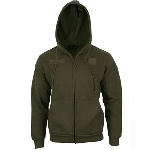 Mil-Tec Chaqueta Táctica con Capucha Ranger Green - Chaqueta Militar Resistente