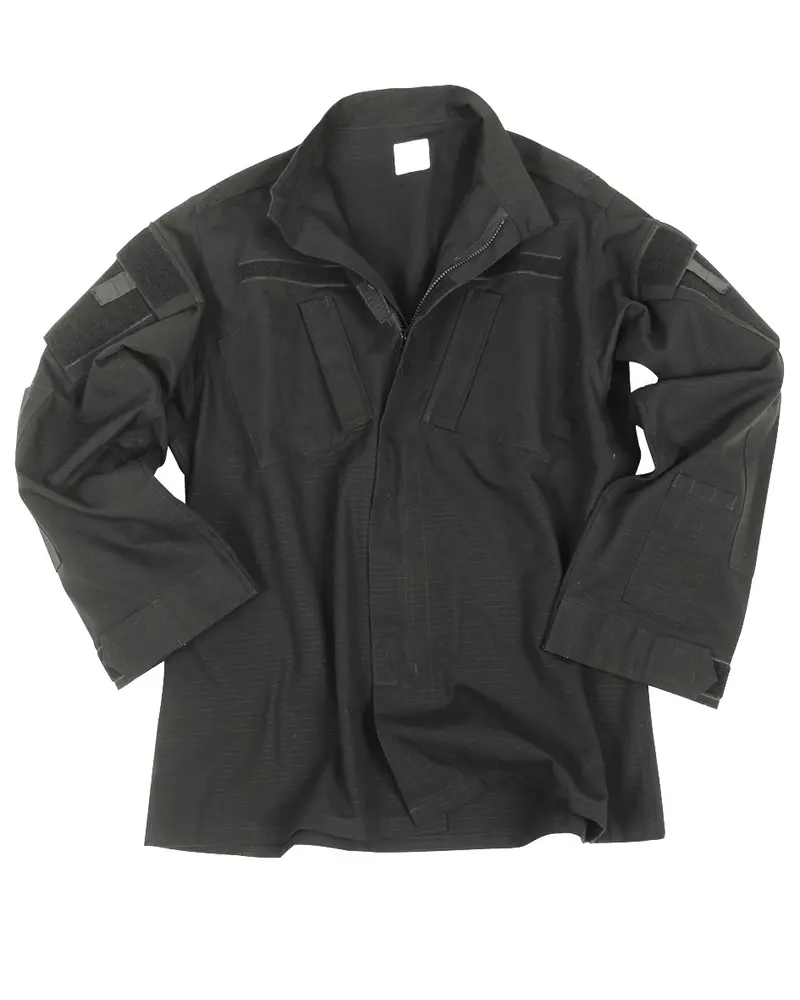 Mil-Tec Chaqueta Táctica US Feldjacke ACU Negra - Ropa de Trabajo Resistente