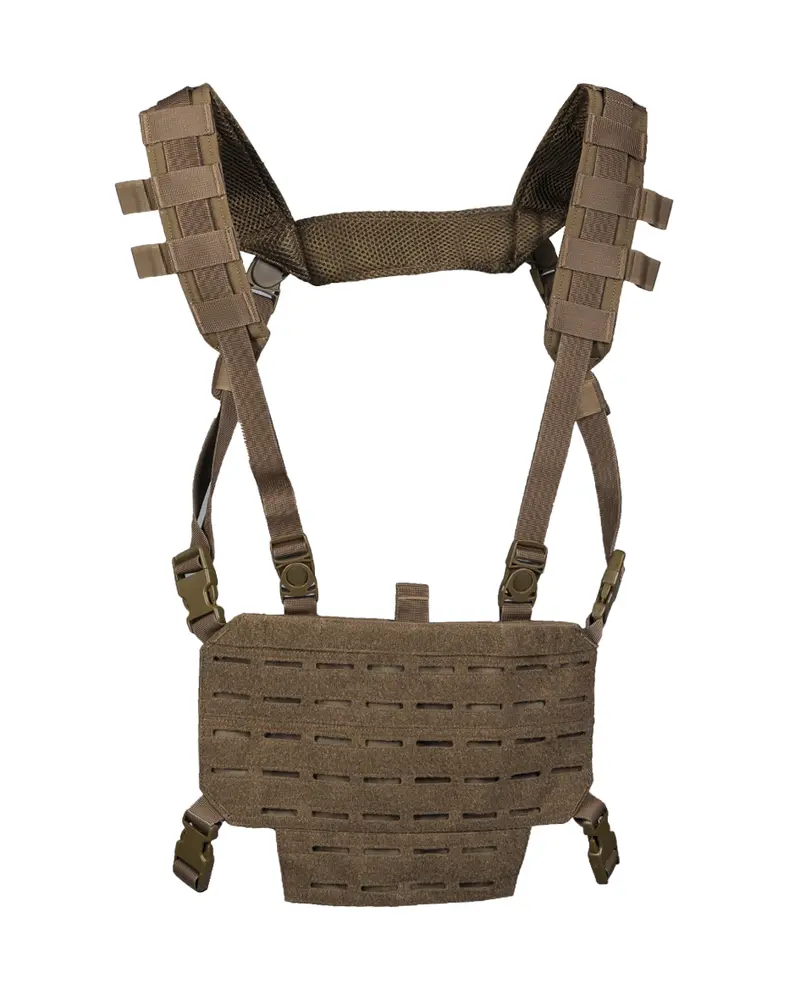 Mil-Tec Chest Rig Lightweight Dark Coyote - Chaleco Táctico Ultraligero 355g