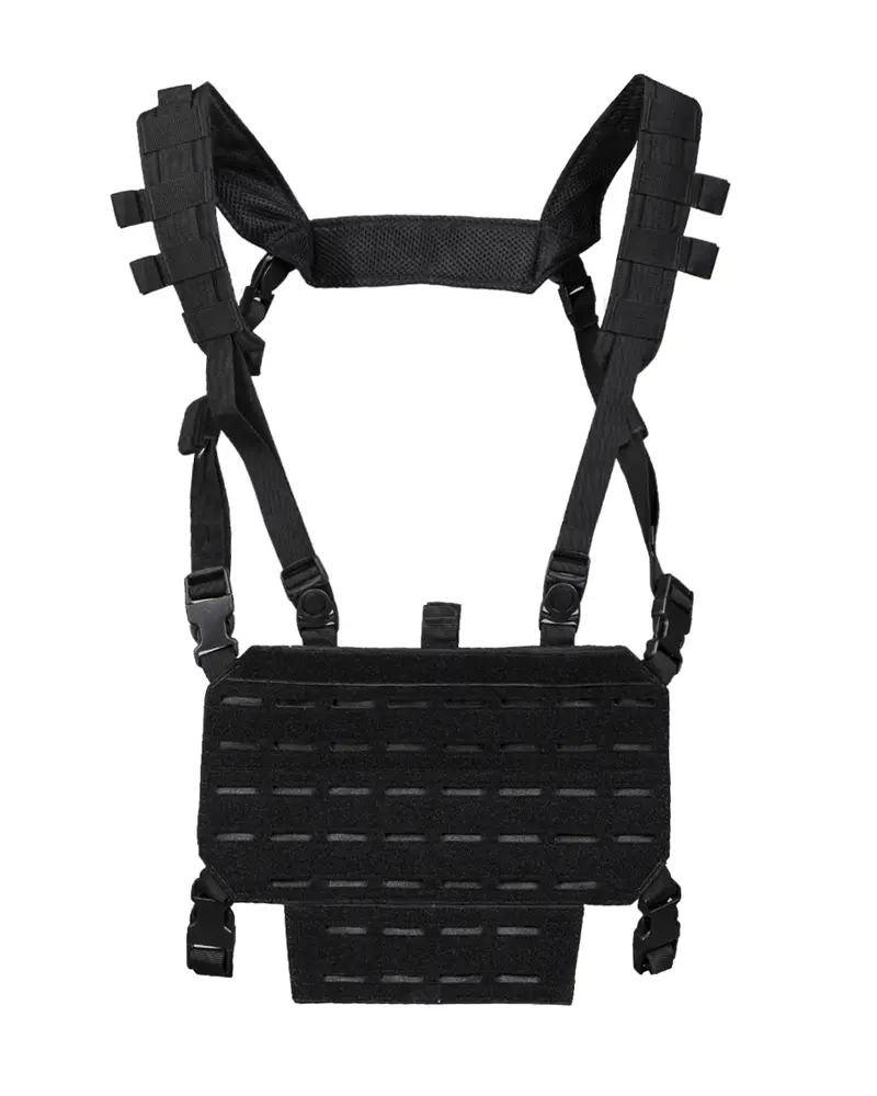 Mil-Tec Chest Rig Lightweight Negro - Chaleco Táctico Ultraligero 369g