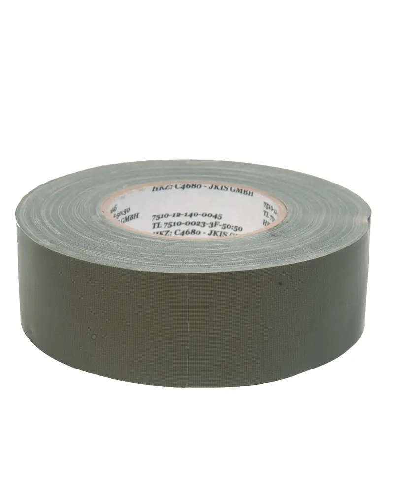 Mil-Tec Cinta Adhesiva Militar BW Panzerklebeband 75mm x 50m Color Oliva