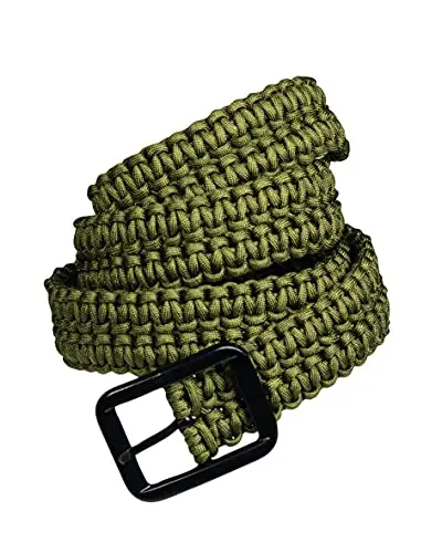 Mil-Tec Cinturón paracord verde oliva