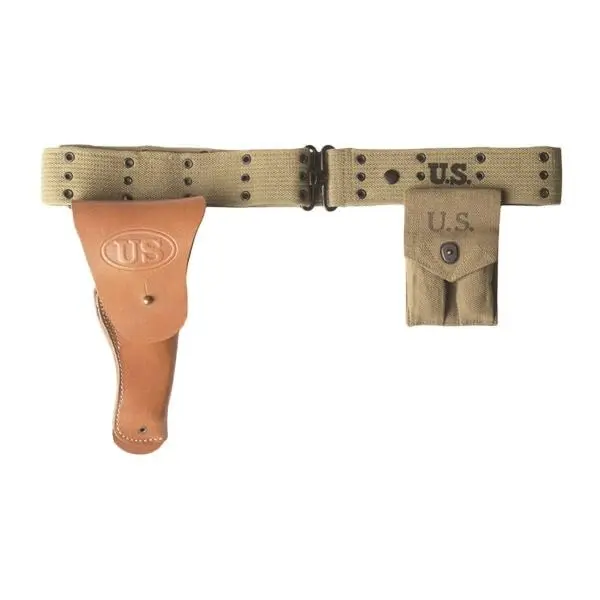 Mil-Tec Cinturón Táctico Militar Caqui Talla M - Resistente y Ajustable