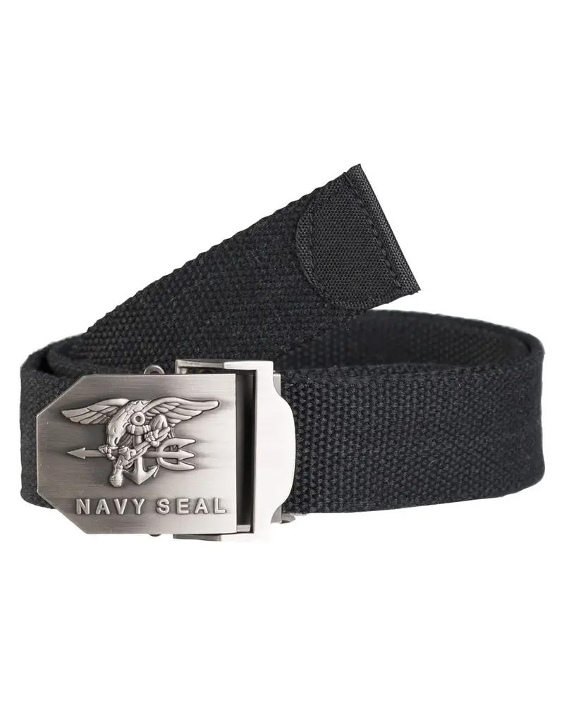 Mil-Tec Cinturón Táctico US Navy SEAL 38mm Negro - Estándar Militar Profesional