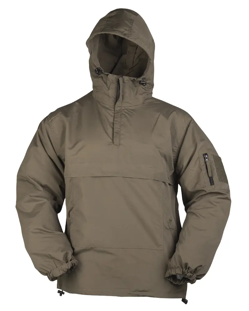 MIL-TEC Combat Anorak Summer Oliv - Chaqueta Táctica Ligera Verde Militar