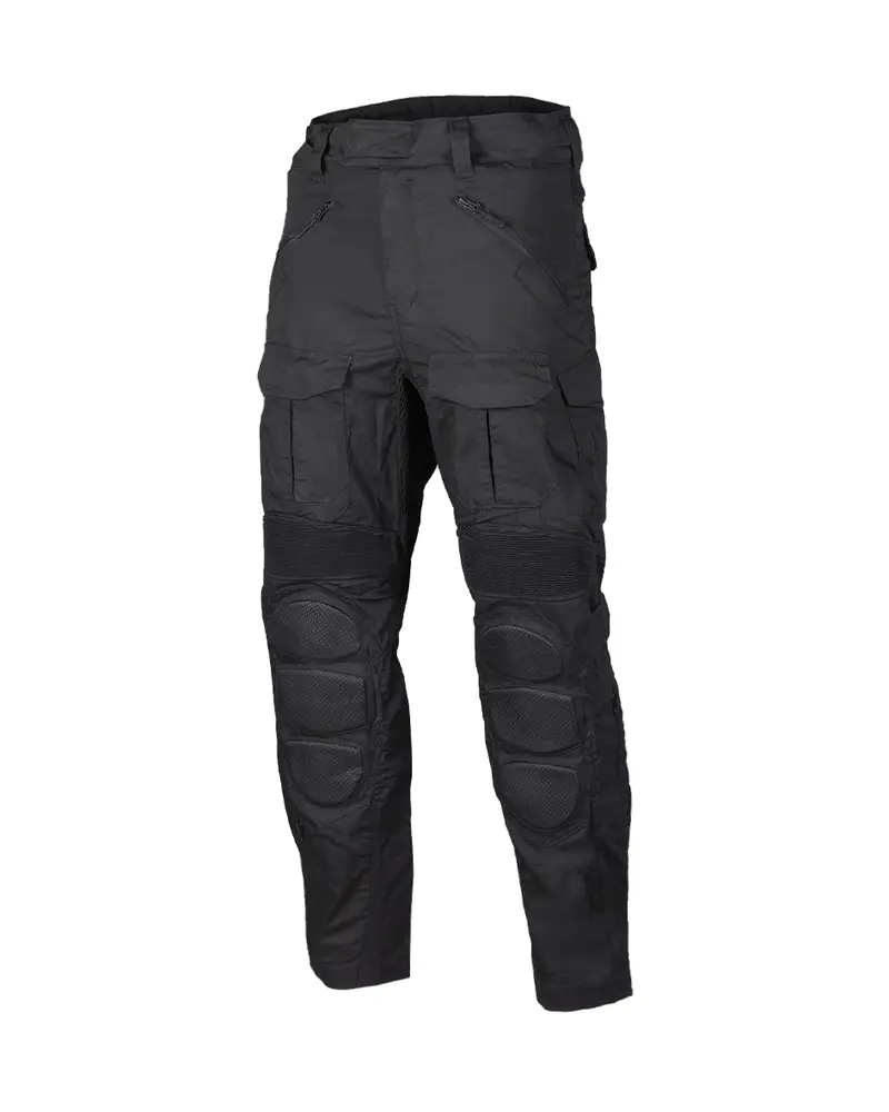 Mil-Tec Combat Pants Chimera Schwarz - Pantalón Táctico Negro Resistente