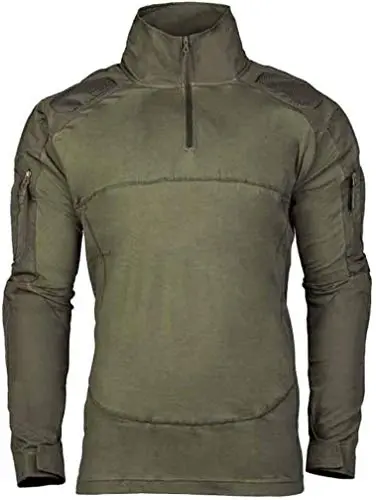 Mil-Tec Combat Shirt Chimera Oliv - Camiseta Táctica Militar