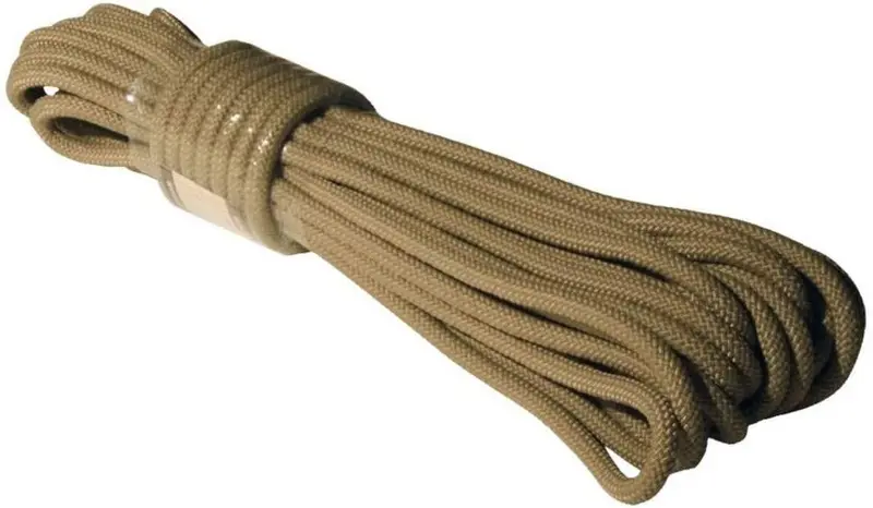 Mil-Tec Cuerda Comando 15m - Cuerda Táctica Negro 9mm Resistente