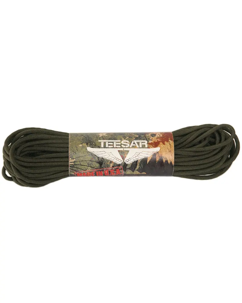 Mil-Tec Cuerda Paracord 100 Pies Oliva - Cuerda Militar Supervivencia