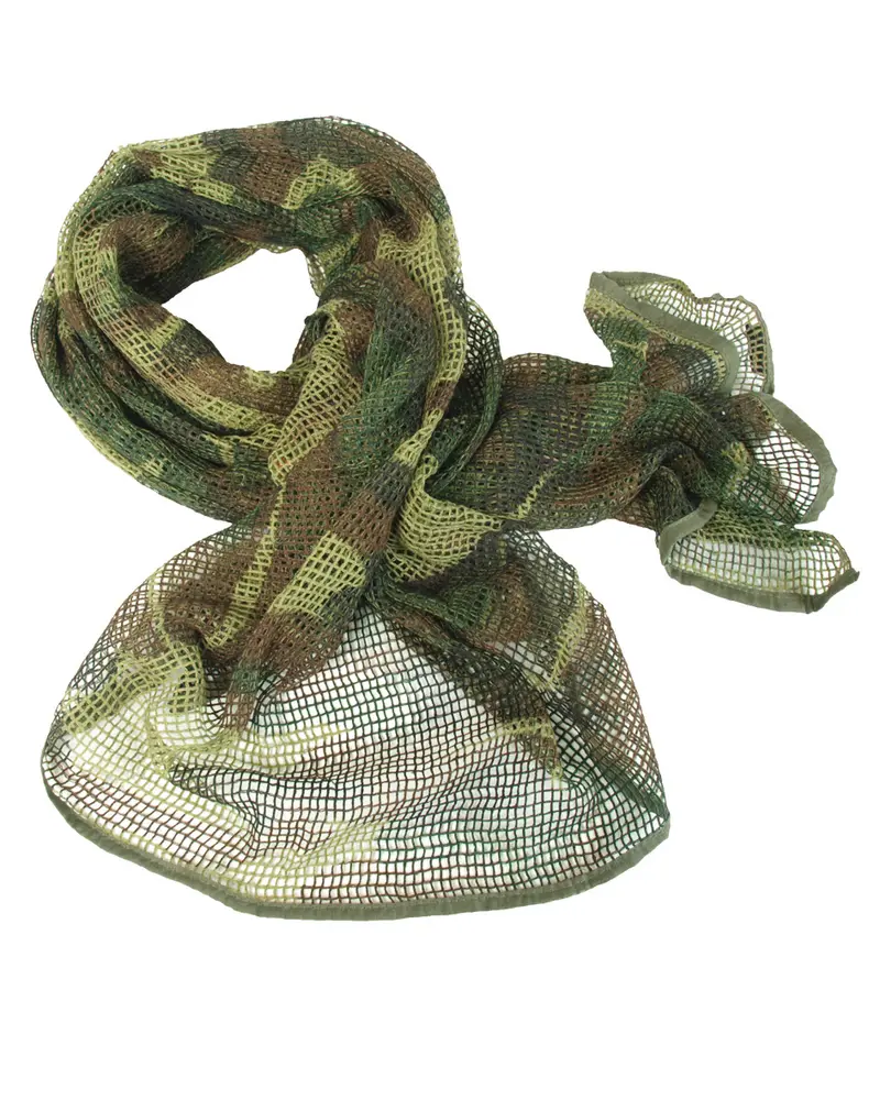 Mil-Tec Echarpe de Red Camuflaje Woodland 190x90 cm Unisex