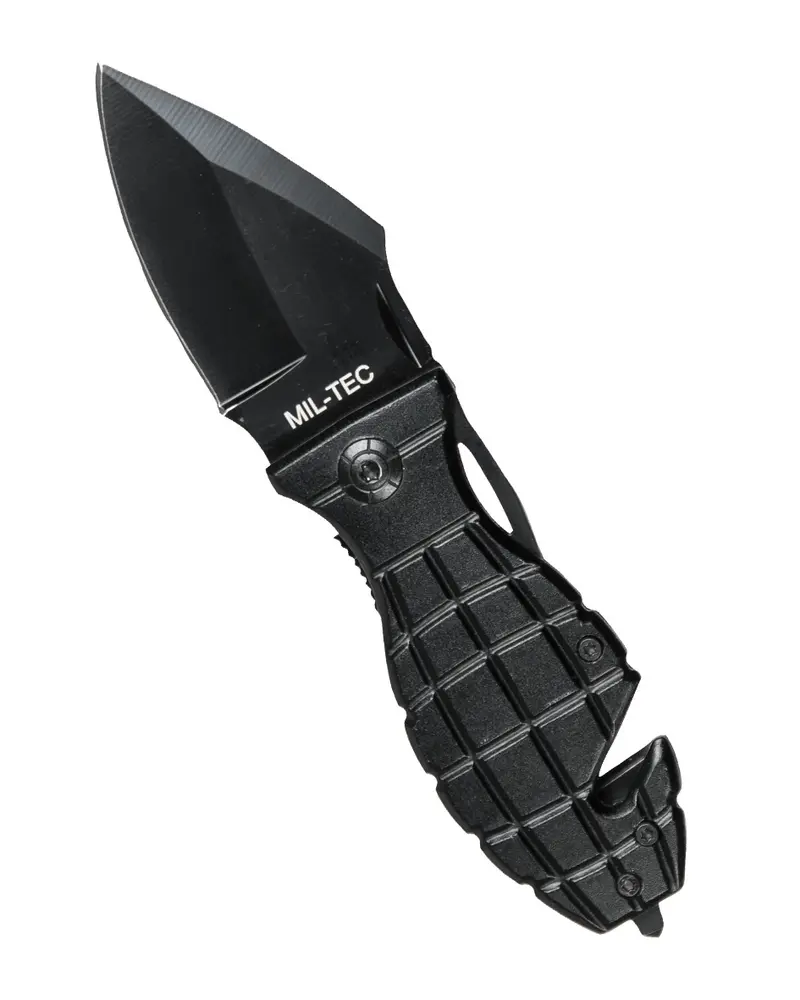 Mil-Tec Einhandmesser Pineapple - Navaja Táctica Apertura Una Mano Diseño Granada