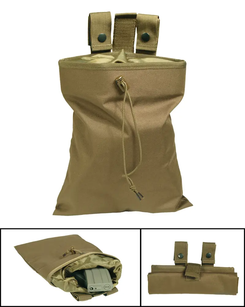 Mil-Tec Empty Shell Pouch Coyote - Funda Táctica para Casquillos Vacíos